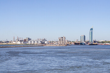 View of Montevideo Port
