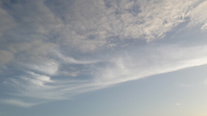 blue sky with clouds
