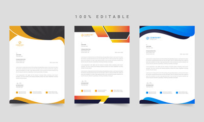 Corporate business letterhead template. Modern letterhead. Corporate letterhead, letterhead design elements, letterhead business, letter head, letterhead design, letterhead, creative letterhead
