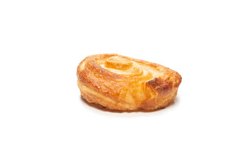Tasty puff isolated on a white background.
