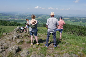 Aussicht von der Wasserkuppe in der Rhön