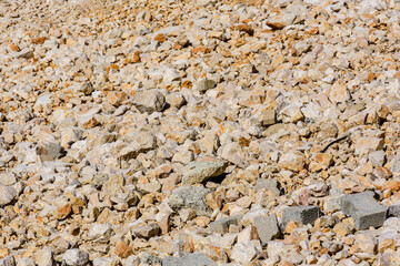 Background of the limestone boulders. Natural stone pattern