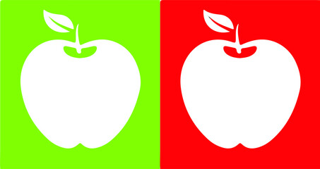 apple vector illustration on background