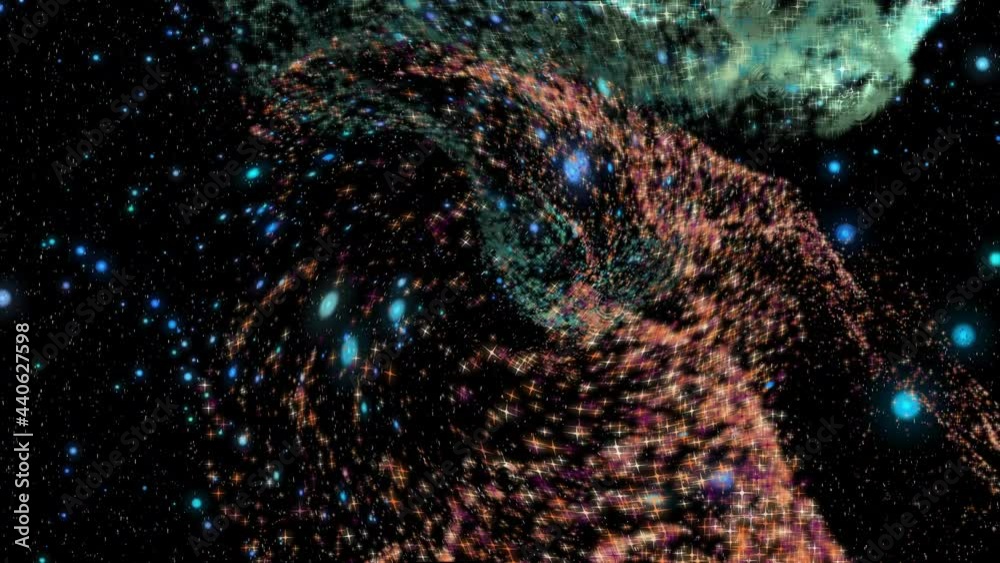 Canvas Prints abstract oncoming stellar magnetic mixing molasses of magnetic fields in outer space against the bac