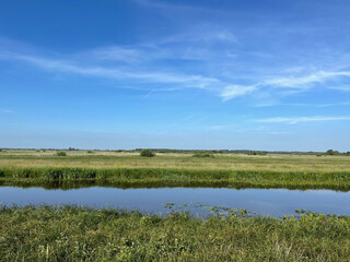 Farmland  and a canal around Nieuwehorne