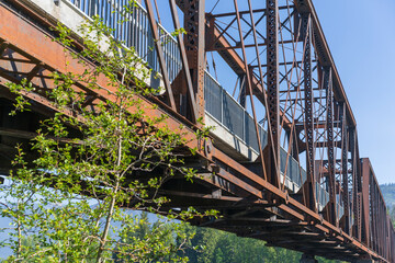 Fototapeta premium Clark Fork Railroad Bridge