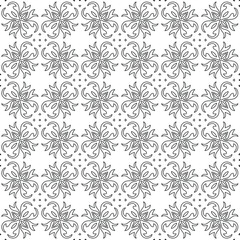 Vector geometric pattern. Repeating elements stylish background abstract ornament for wallpapers and backgrounds. pattern with Black and white color. 
