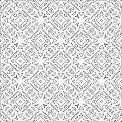 Vector geometric pattern. Repeating elements stylish background abstract ornament for wallpapers and backgrounds. pattern with Black and white color. 