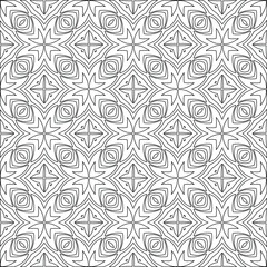 Vector geometric pattern. Repeating elements stylish background abstract ornament for wallpapers and backgrounds. pattern with Black and white color. 