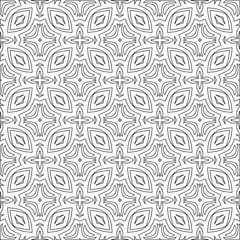 Vector geometric pattern. Repeating elements stylish background abstract ornament for wallpapers and backgrounds. pattern with Black and white color. 