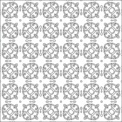 Vector geometric pattern. Repeating elements stylish background abstract ornament for wallpapers and backgrounds. pattern with Black and white color. 