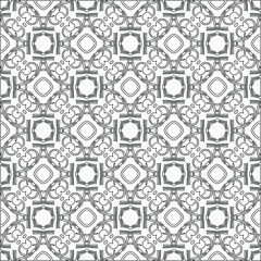 Vector geometric pattern. Repeating elements stylish background abstract ornament for wallpapers and backgrounds. pattern with Black and white color. 