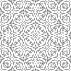 Vector geometric pattern. Repeating elements stylish background abstract ornament for wallpapers and backgrounds. pattern with Black and white color. 
