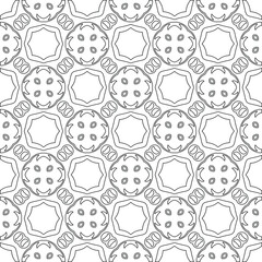 Vector geometric pattern. Repeating elements stylish background abstract ornament for wallpapers and backgrounds. pattern with Black and white color. 