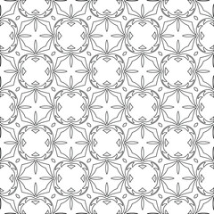Vector geometric pattern. Repeating elements stylish background abstract ornament for wallpapers and backgrounds. pattern with Black and white color. 