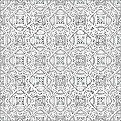 Vector geometric pattern. Repeating elements stylish background abstract ornament for wallpapers and backgrounds. pattern with Black and white color. 