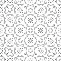 Vector geometric pattern. Repeating elements stylish background abstract ornament for wallpapers and backgrounds. pattern with Black and white color. 