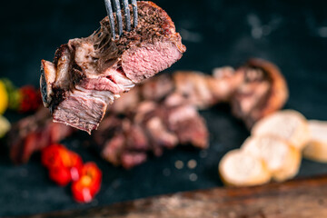 strip of traditional Argentine beef roast