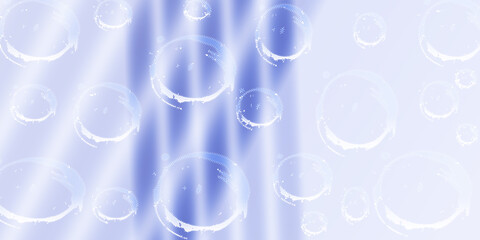 illustration colorful background with bubbles