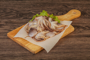 Raw seafood - octopus for cooking