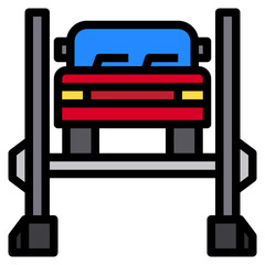 Lifter line icon