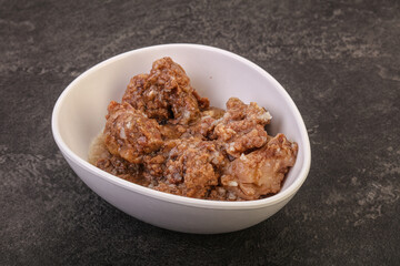Gurmet venison stew with spices