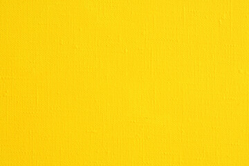 Blank yellow linen canvas texture background, art and design background. 