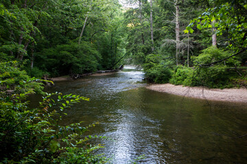 Obraz premium Wilderness River at Dusk
