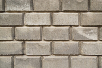 A wall of large brick for a background paint.