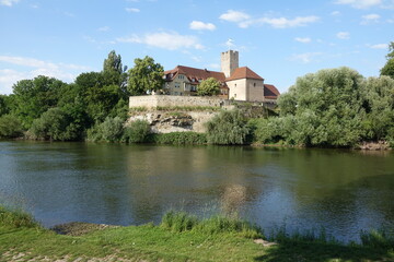 Fototapeta na wymiar Grafenburg in Lauffen am Neckar