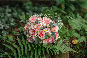 Wedding bouquet close up	
