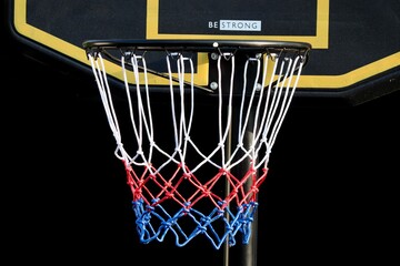 Korb von Basketball 