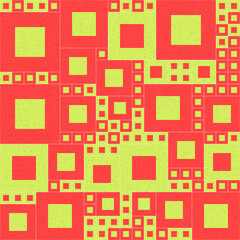 Abstract Geometric Pattern generative computational art illustration