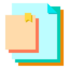 files flat icon
