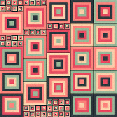 Abstract Geometric Pattern generative computational art illustration