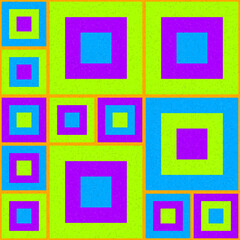 Abstract Geometric Pattern generative computational art illustration