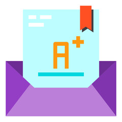 mail flat icon