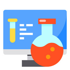 Science flat icon