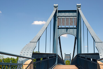 Schulwegsteg, Fußgängerhängebrücke über den Datteln-Hamm-Kanal
