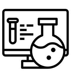 Science line icon
