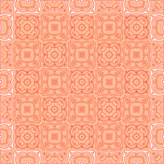 Geometric vector pattern with Pale yellow  color with red dots. simple ornament for wallpapers and backgrounds.