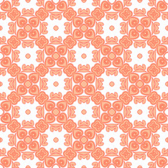 Geometric vector pattern with Pale yellow  color with red dots. simple ornament for wallpapers and backgrounds.