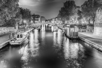 Naklejka premium View over the scenic canal Rio Marin, Venice, Italy