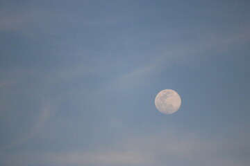 moon and clouds