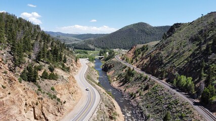 Fototapeta premium road in mountains