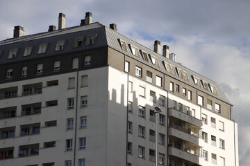 Urban view on the city of Bilbao