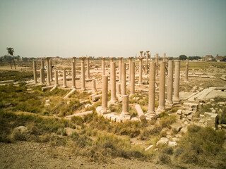 Fototapeta na wymiar ruins of the greco-roman temple