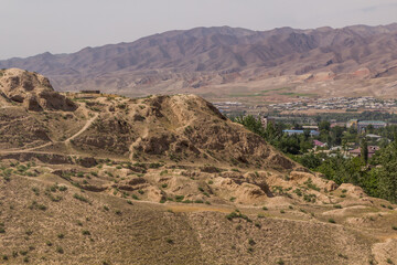 Ruins of Ancient Penjikent in Tajikistan