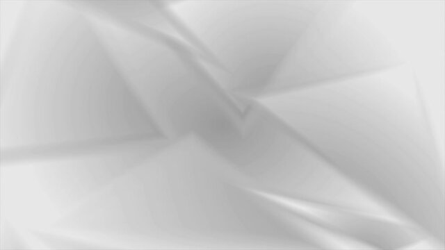 Grey smooth abstract geometric low poly motion background. Seamless looping. Video animation Ultra HD 4K 3840x2160