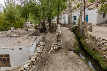 Fototapeta na wymiar Langar village in Wakhan valley, Tajikistan